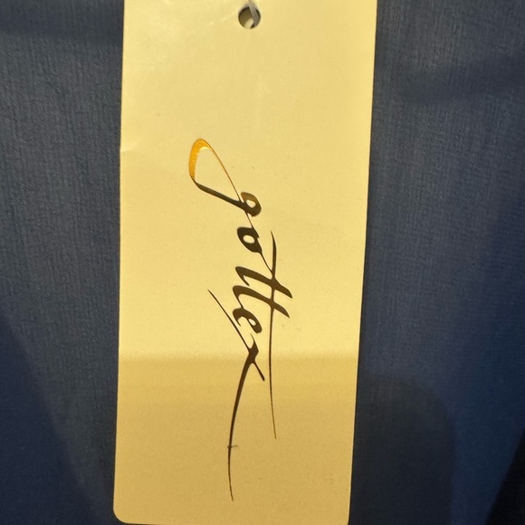 Women's Gottex Tutti Frutti Navy Blue Swim Coverup Size Medium - Picture 7 of 8